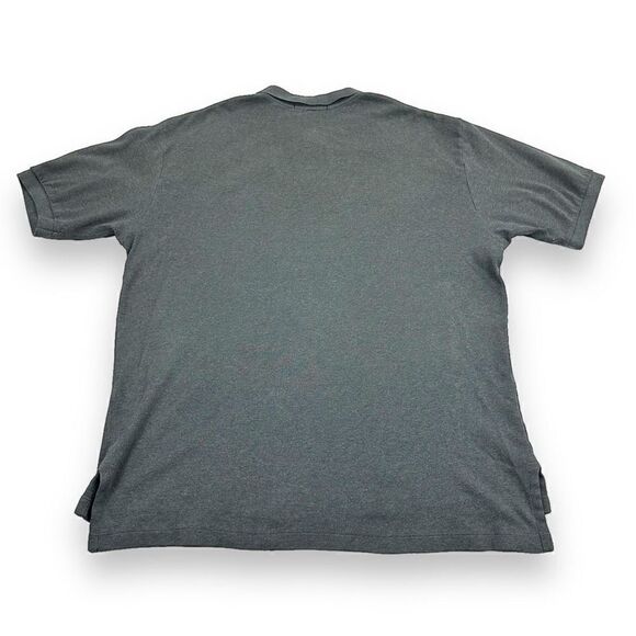 Ralph Lauren Polo Shirt Mens Size Large L Charcoal Gray‎ Short Sleeve - Picture 3 of 8